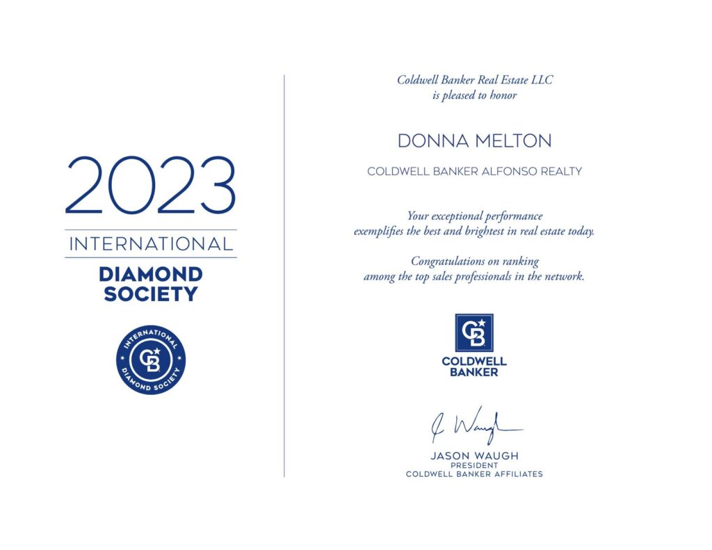 2023 international diamond society certificate